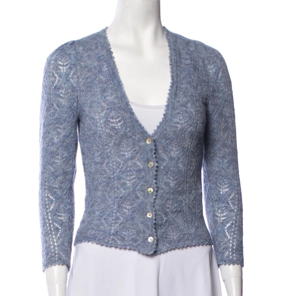 Doen pointelle cardigan - Picture 2 of 9